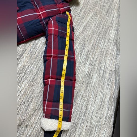 SAM. Mackenzie Red and Blue Plaid Puffer Jacket - Picture 11 of 17